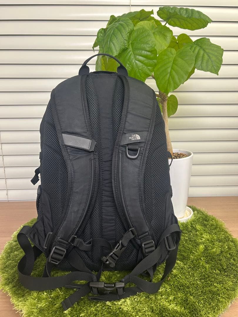 値下げ ノースフェイス リュック 黒 シングルショット