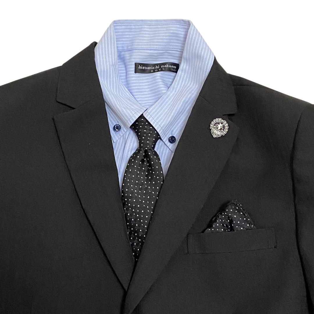 ✨極美品✨ヒロミチナカノ/フォーマル/スーツ/キッズ/卒業式/ブラック/150