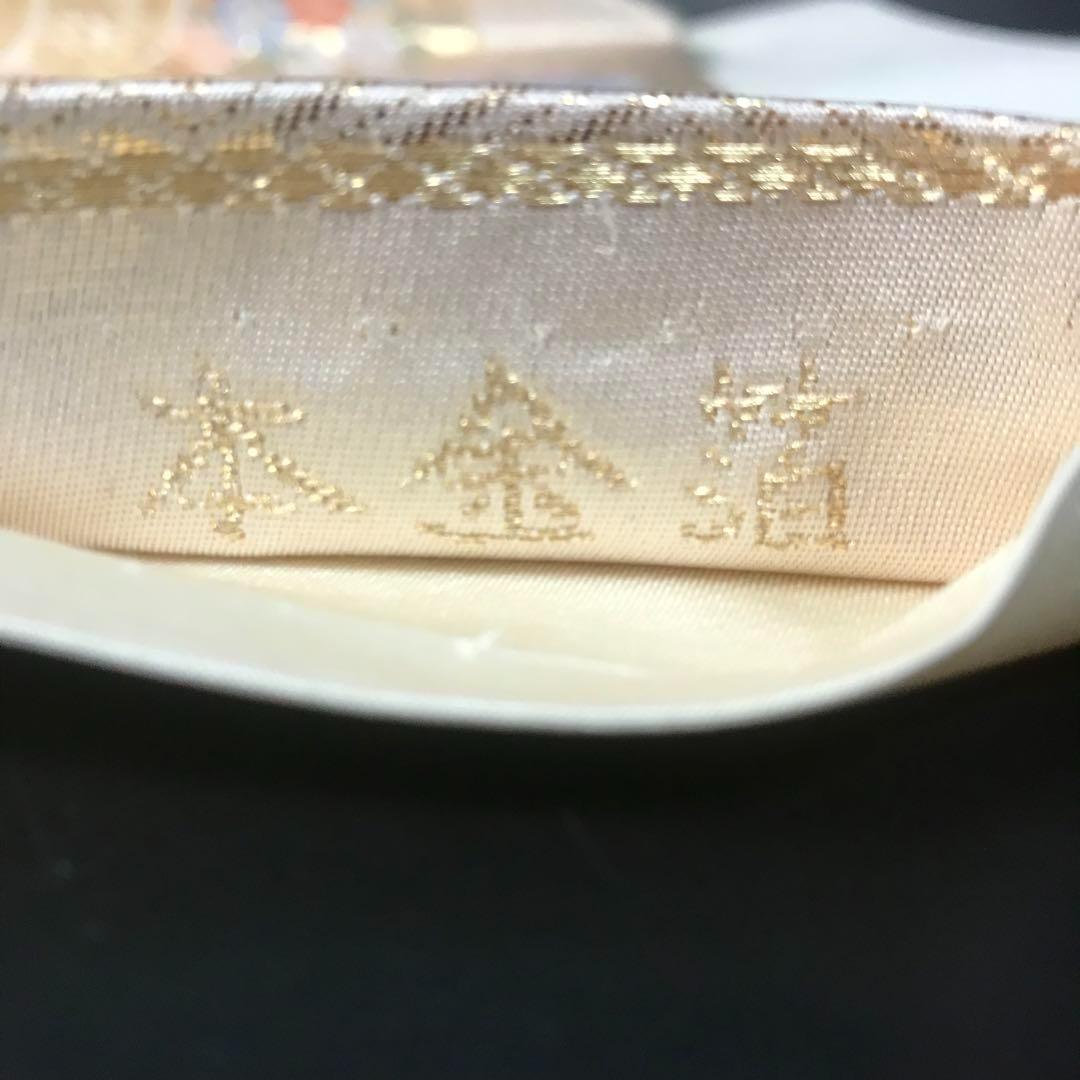 ZF-773 袋帯 本金箔 花小袖 高級 花車 正絹 六通 逸品