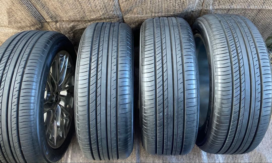 レクサスLS500h 純正245/50RF19夏タイヤアルミ4本セット