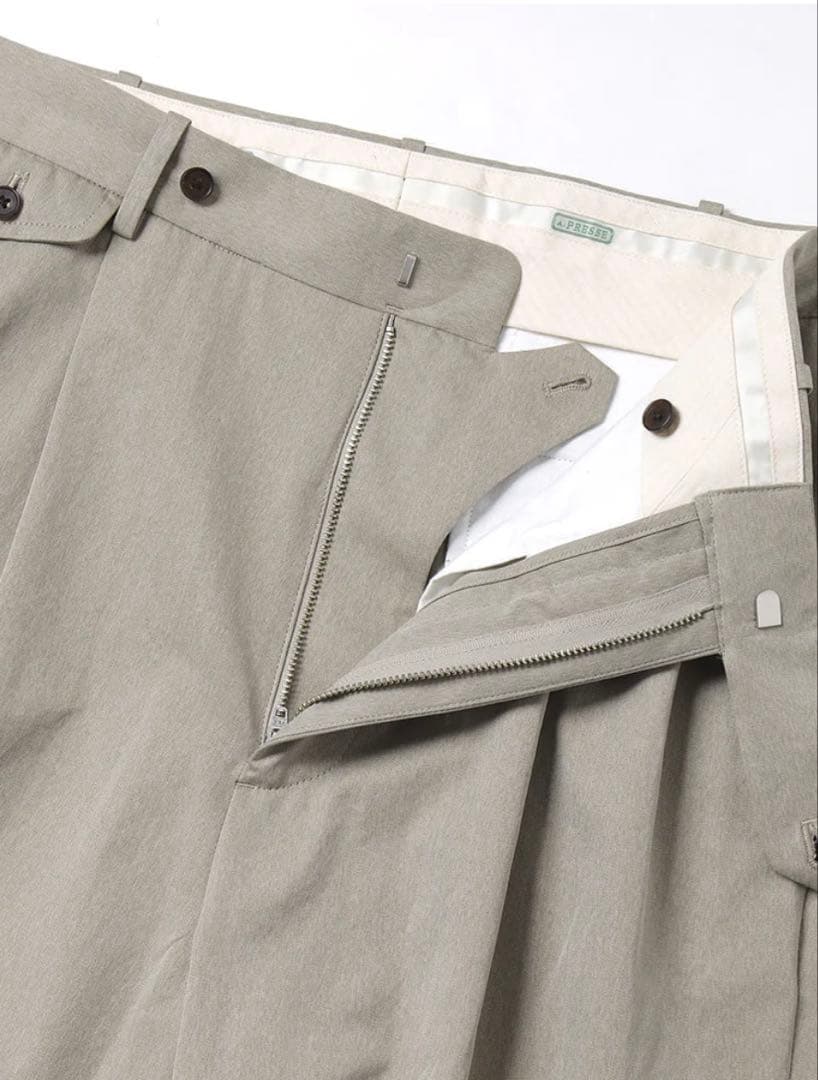 パンツ A.PRESSEType.2Melange Gabardine Trousers