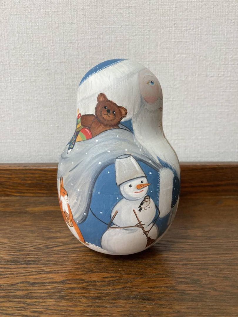 【みぃ】北京オリンピック羽生結弦マトリョーカ&青のサンタ起き上がりこぼし♪