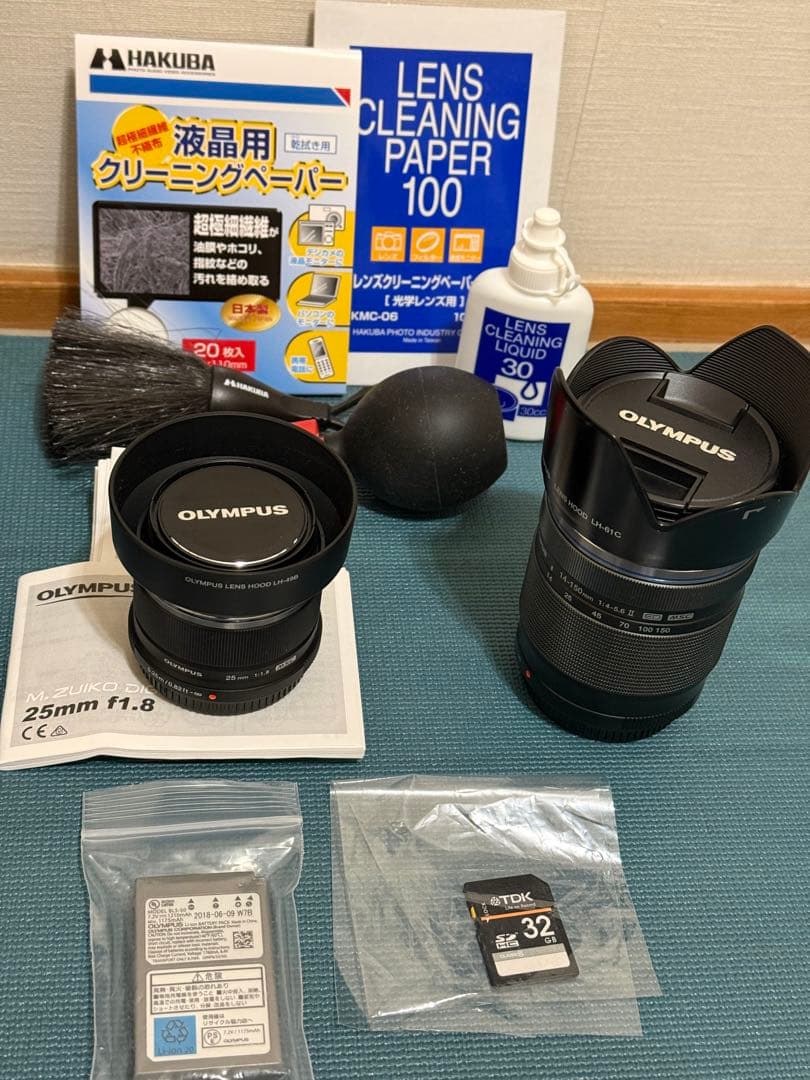 E-M5 Mark III本体+12-45㎜ F4.0 PRO+レンズ2本etc