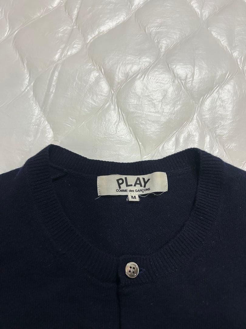 【PLAY COMME des GARÇONS】 カーディガン M ハートロゴ