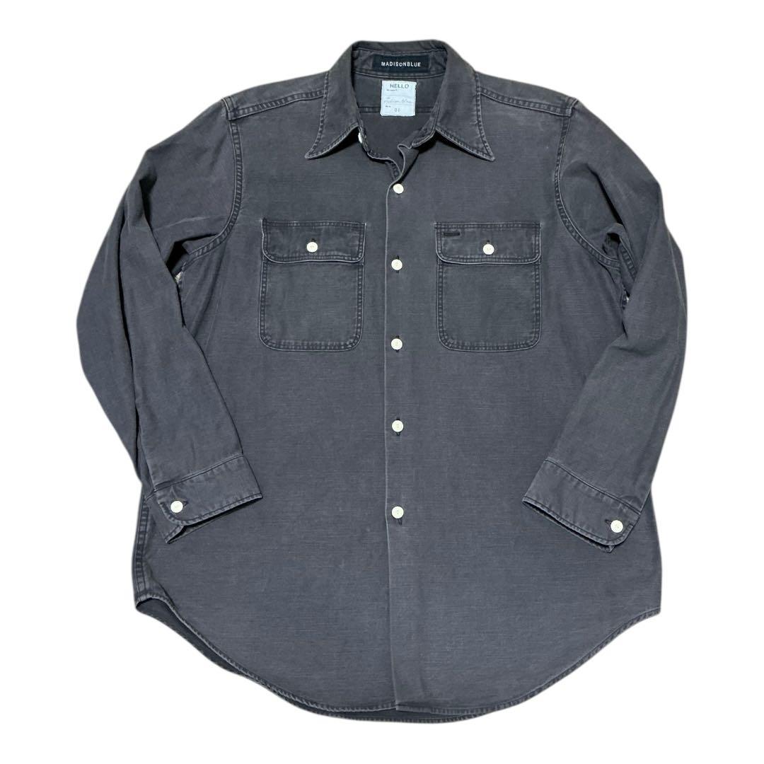 トップス MADISONBLUE HAMPTON BACK SATIN SHIRT 01