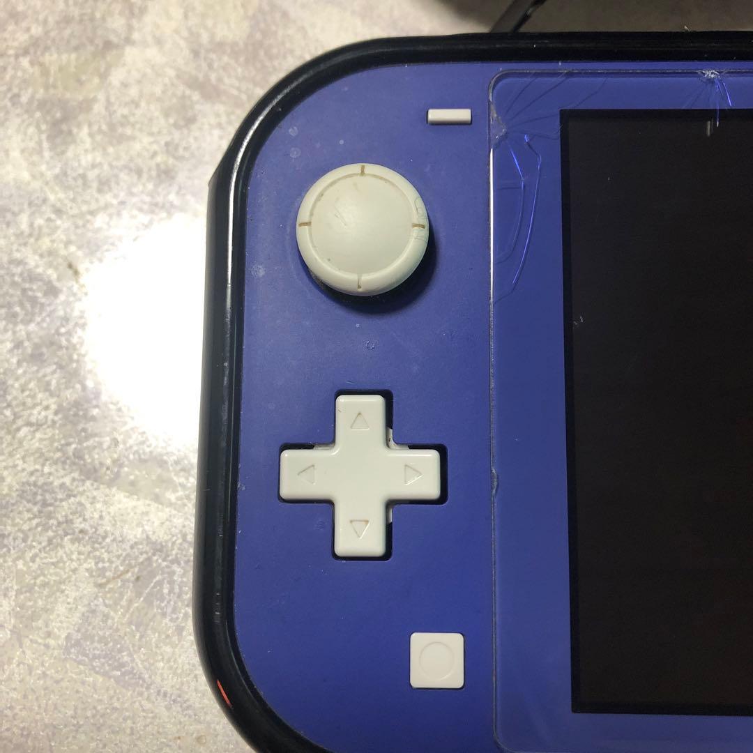Switch Lite 青 グラセフ ミートピアカセット付き128sDカード付き