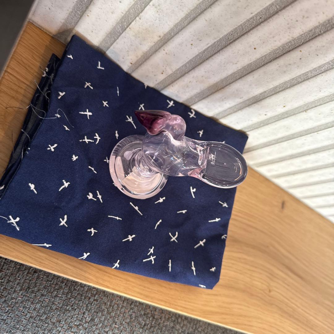 イッタラ　シエッポ　脚付き　ピンク×ダークライラック　バード