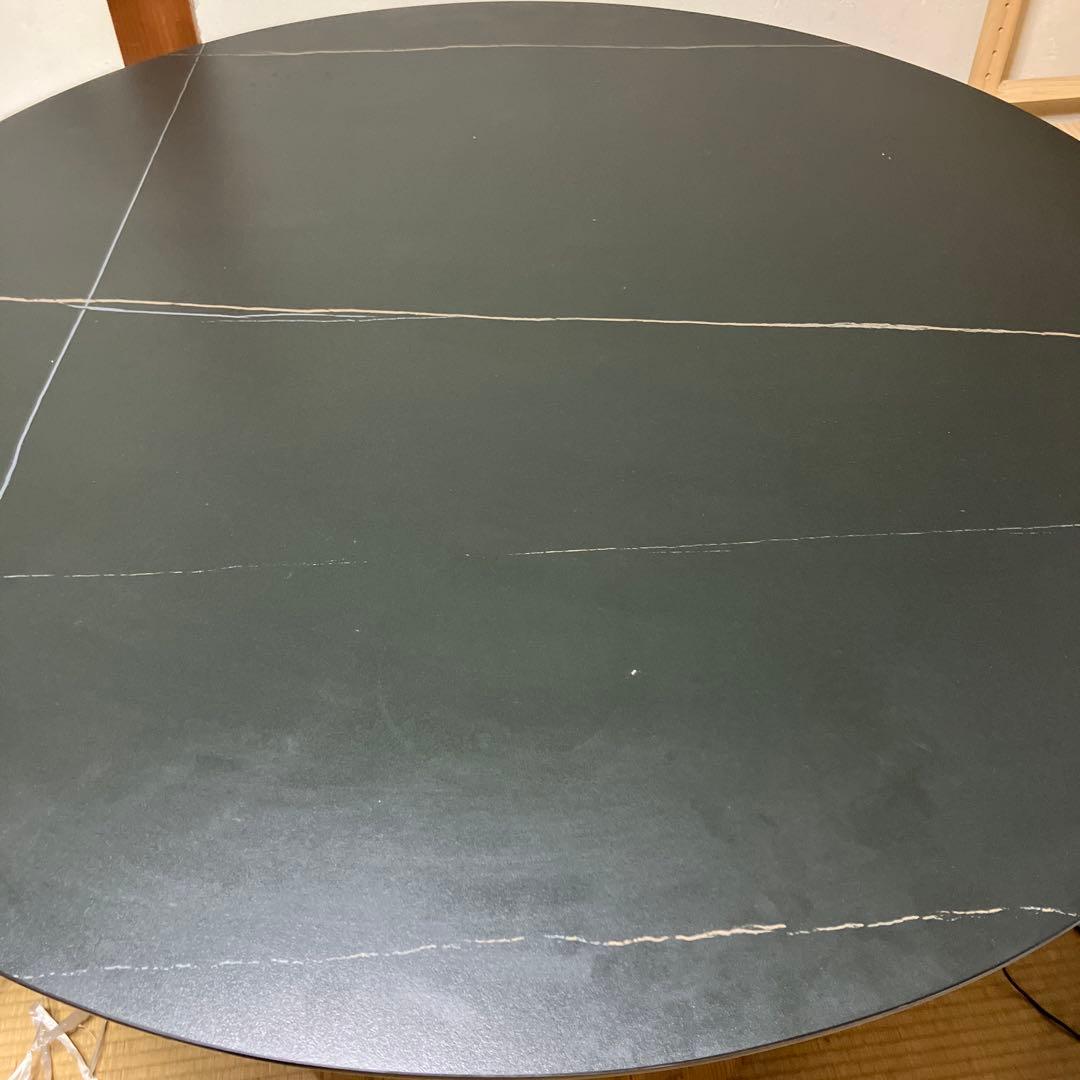 オシャレ　カフェ　円形　ダイニングテーブル　お引き取り限定
