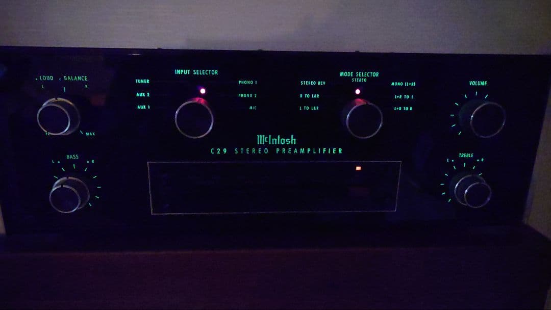 g*i様 McIntosh C29 ステレオプリアンプ 本体(不完動品)