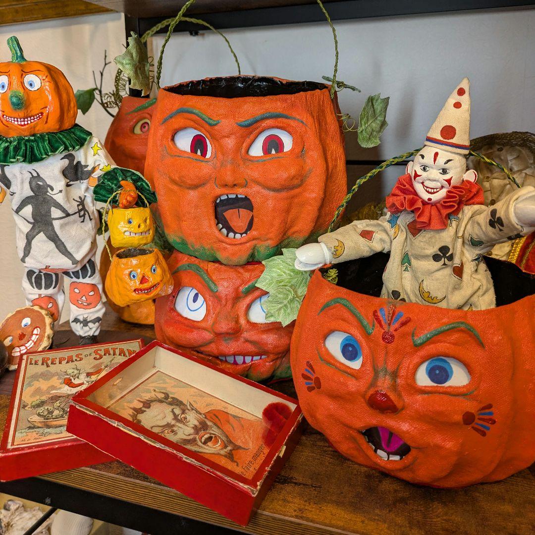 ヴィンテージハロウィン30〜40s復刻　Jack-o'-lantern Cの子