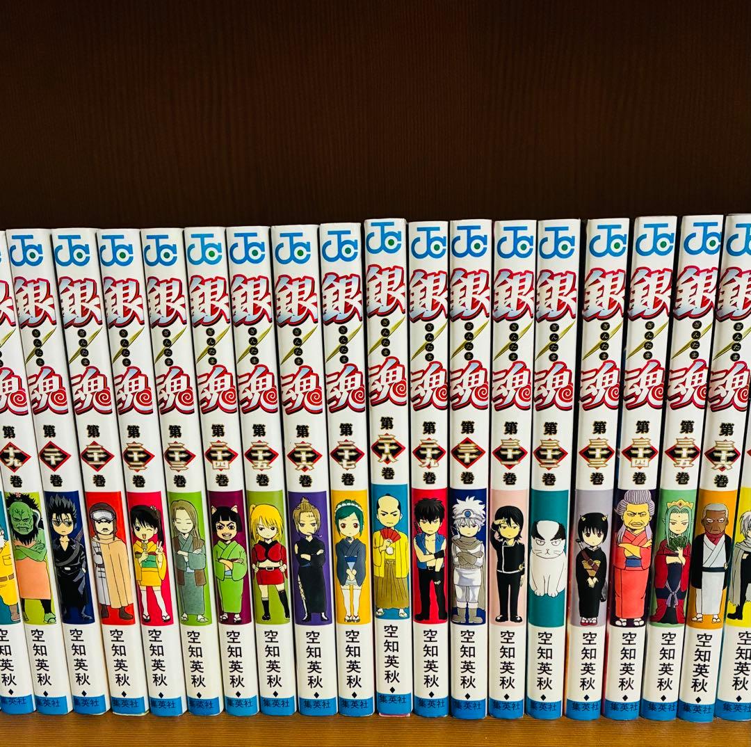 銀魂 全77巻 完結セット【DVD＋ペンケース＋色紙おまけ付】