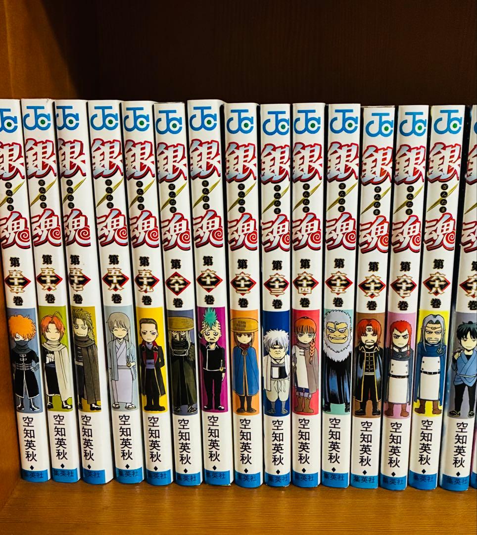 銀魂 全77巻 完結セット【DVD＋ペンケース＋色紙おまけ付】