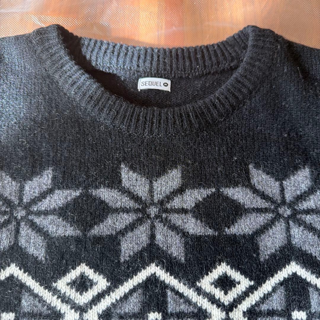 SEQUEL ノルディックセーター 極美品