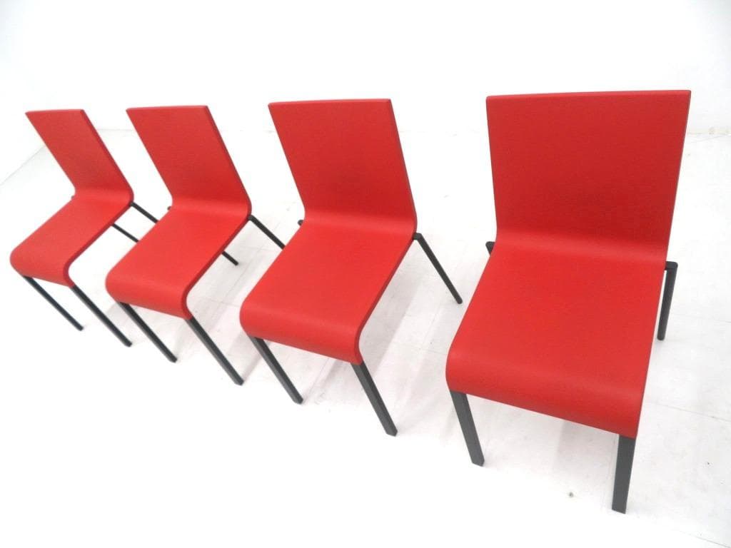 展示品　vitra ヴィトラ 03 ゼロスリー　ダイニングチェア　4脚セット