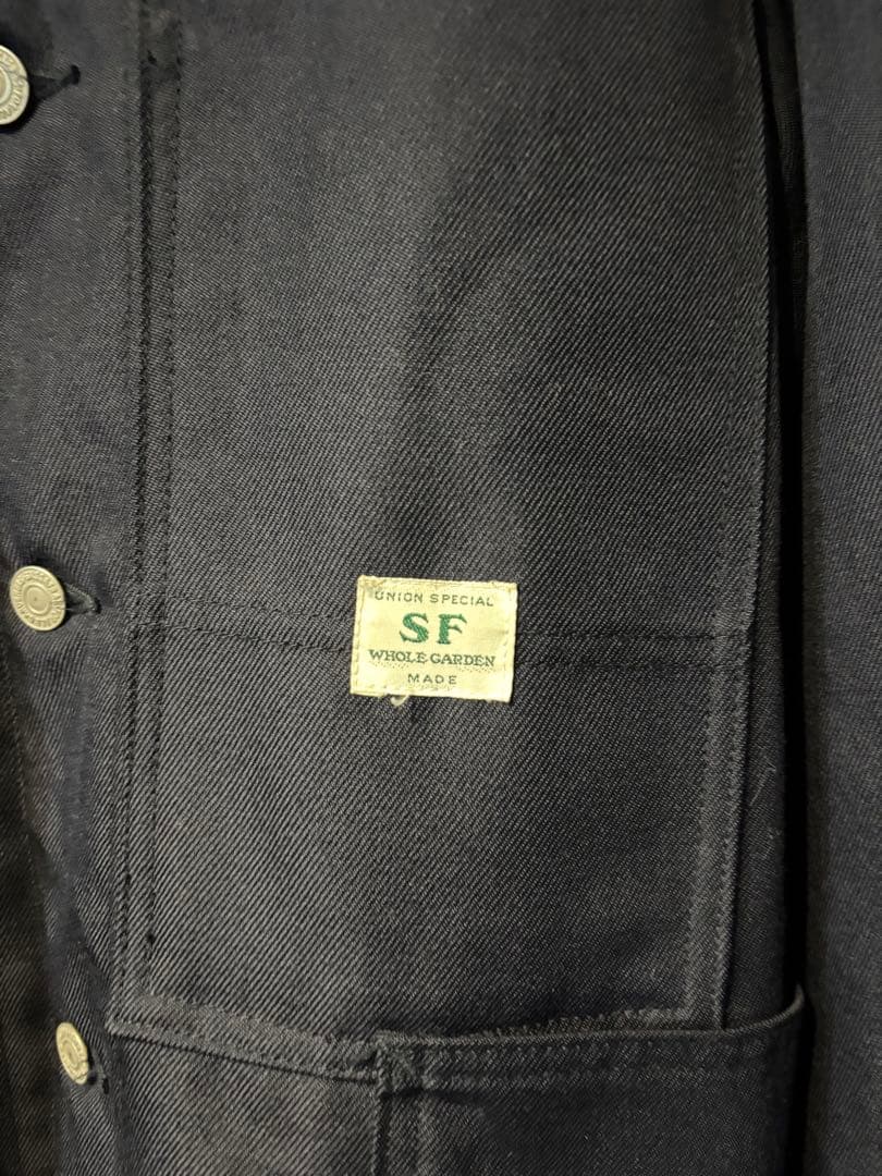 SASSAFRAS Whole Garden カバーオール M ネイビー