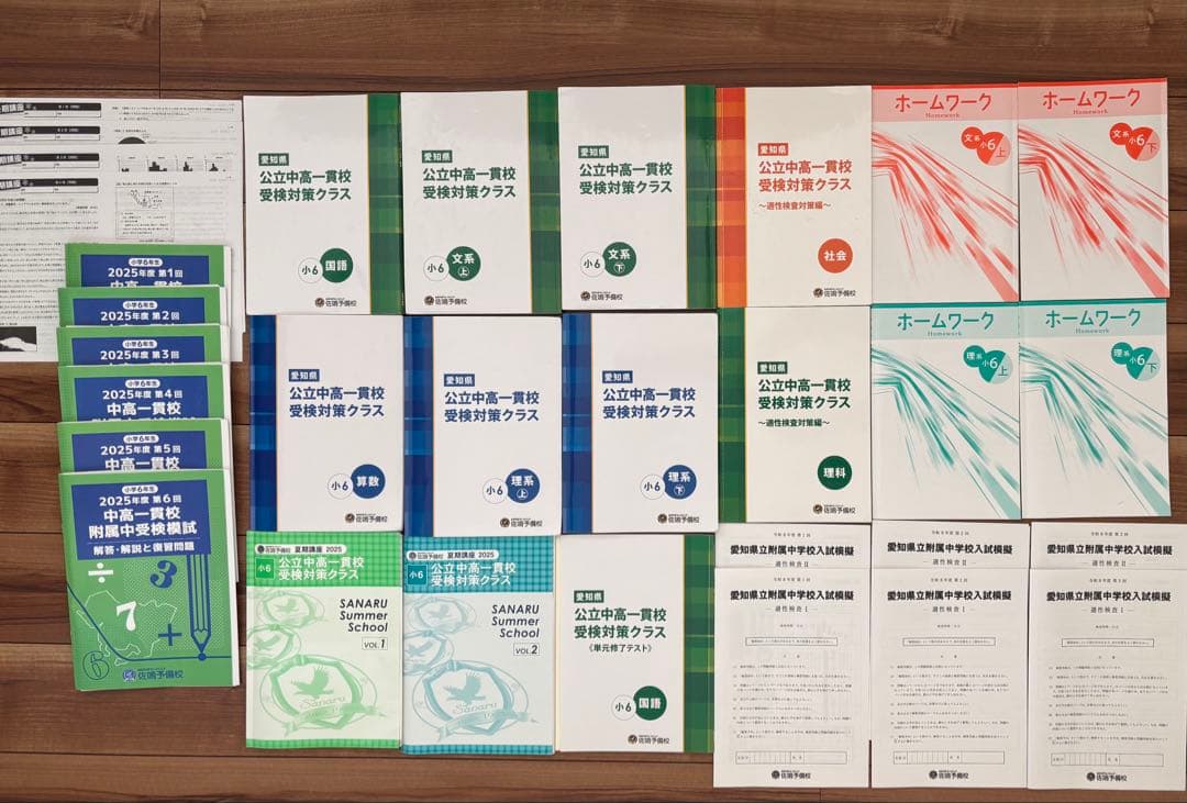 2025年度　愛知県公立中高一貫校　入試問題集