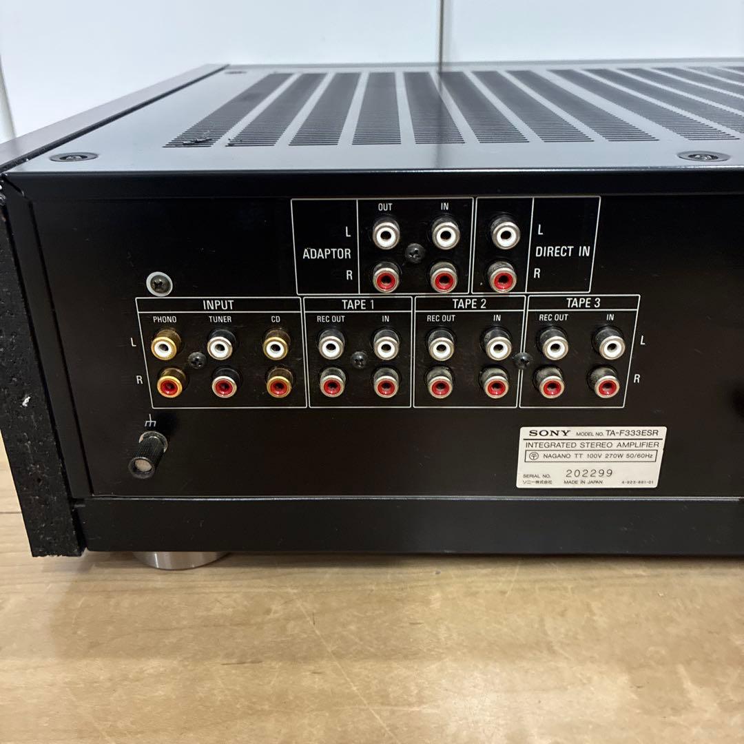 送料無料 SONY プリメインアンプ TA-F333ESR通電確認済