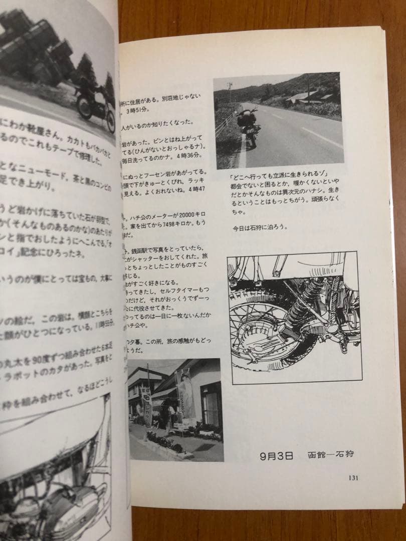 ぼくとバイクの二人ごと 日本一周ツーリング 摺本好作スケッチ集