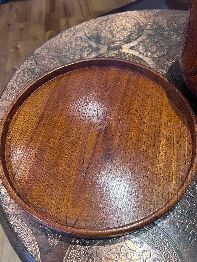 【在庫整理特価】欅 無垢材 くり抜き 茶櫃 大型 木工 民藝