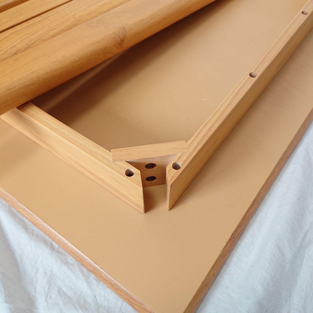 ［新品・未使用］ポルテ(PORTE) ダイニング80テーブル ナチュラル(NA)