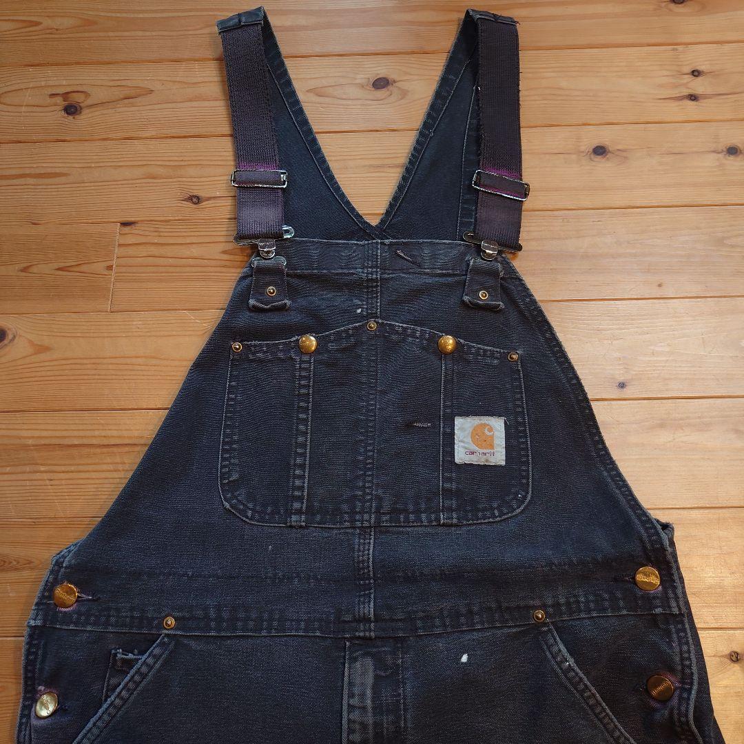 Carhartt カーハート ダック ダブルニー オーバーオール ブラック