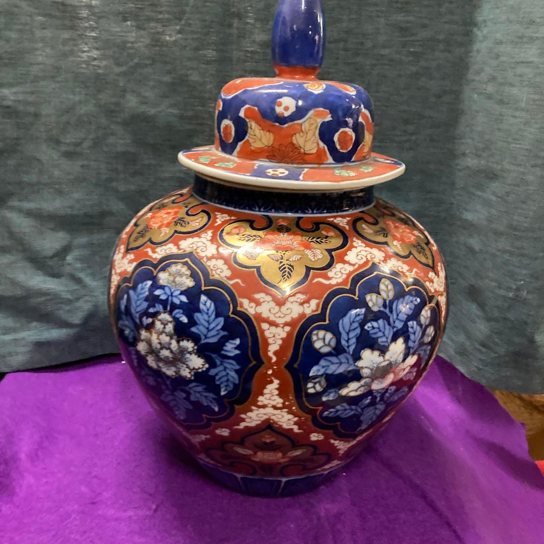 古伊万里、古九谷焼き赤絵壺只今初売り出しです❣️