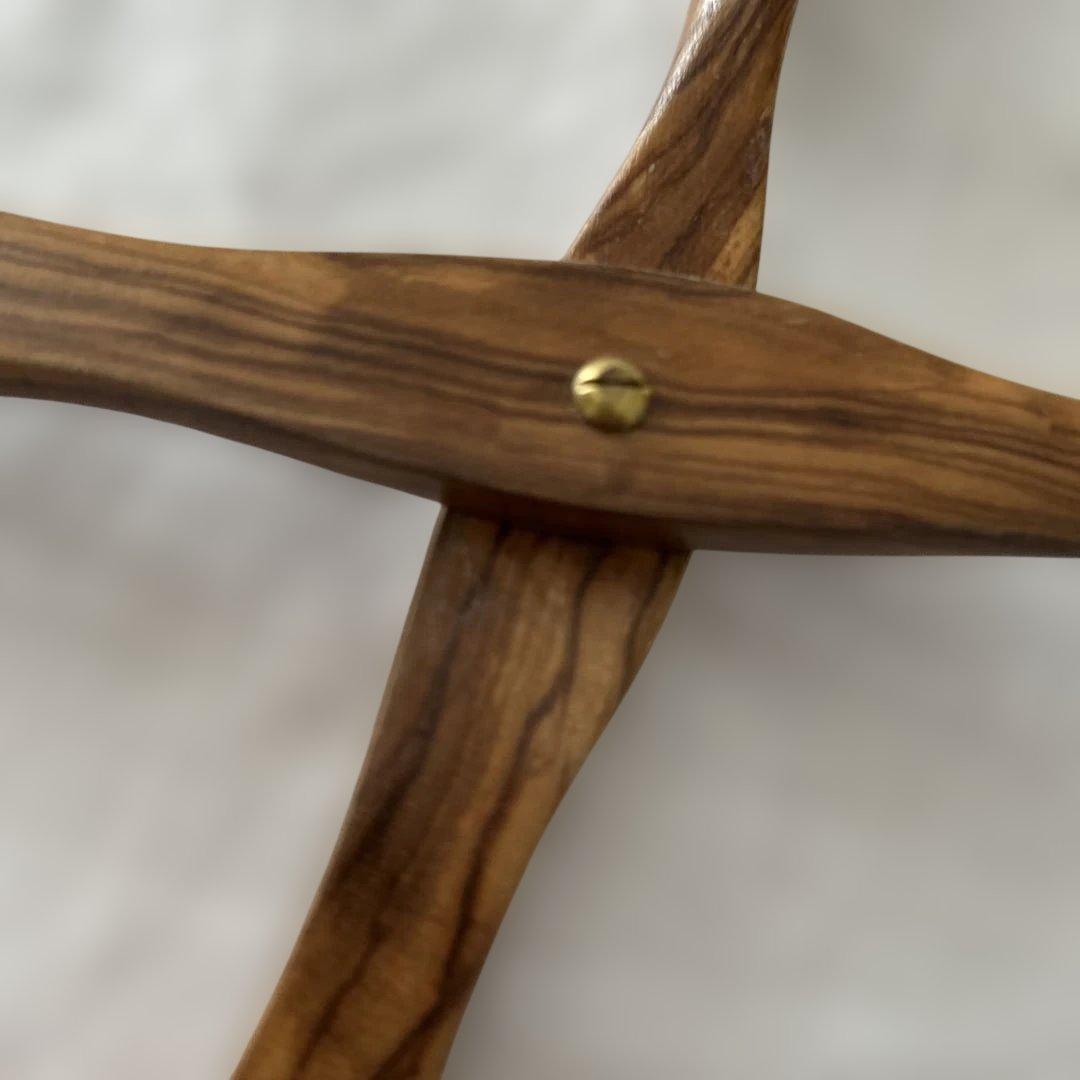 オリーブ　ハサミ式サラダサーバー　蚤の市　ヴィンテージ品　トング