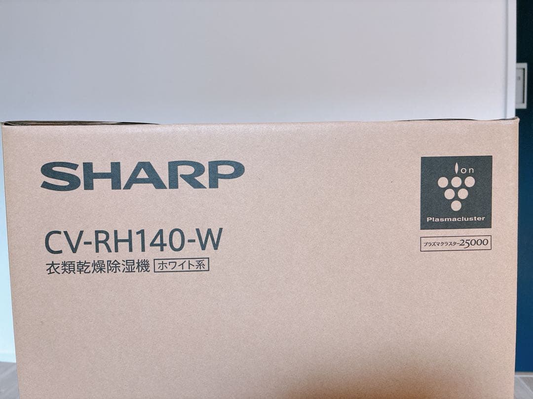 てゃんページ　24年製 SHARP CV-RH140-W衣類乾燥除湿機
