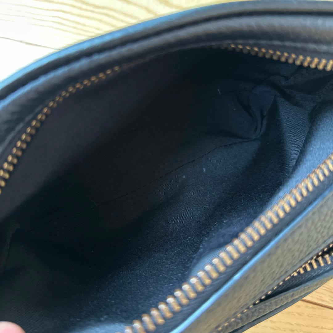 ビ*ス様 マークジェイコブス　ショルダーバッグ　ソフトショット21 ブラック　牛