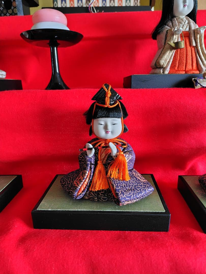 人間国宝　無形文化財　原米州　雛人形のみ