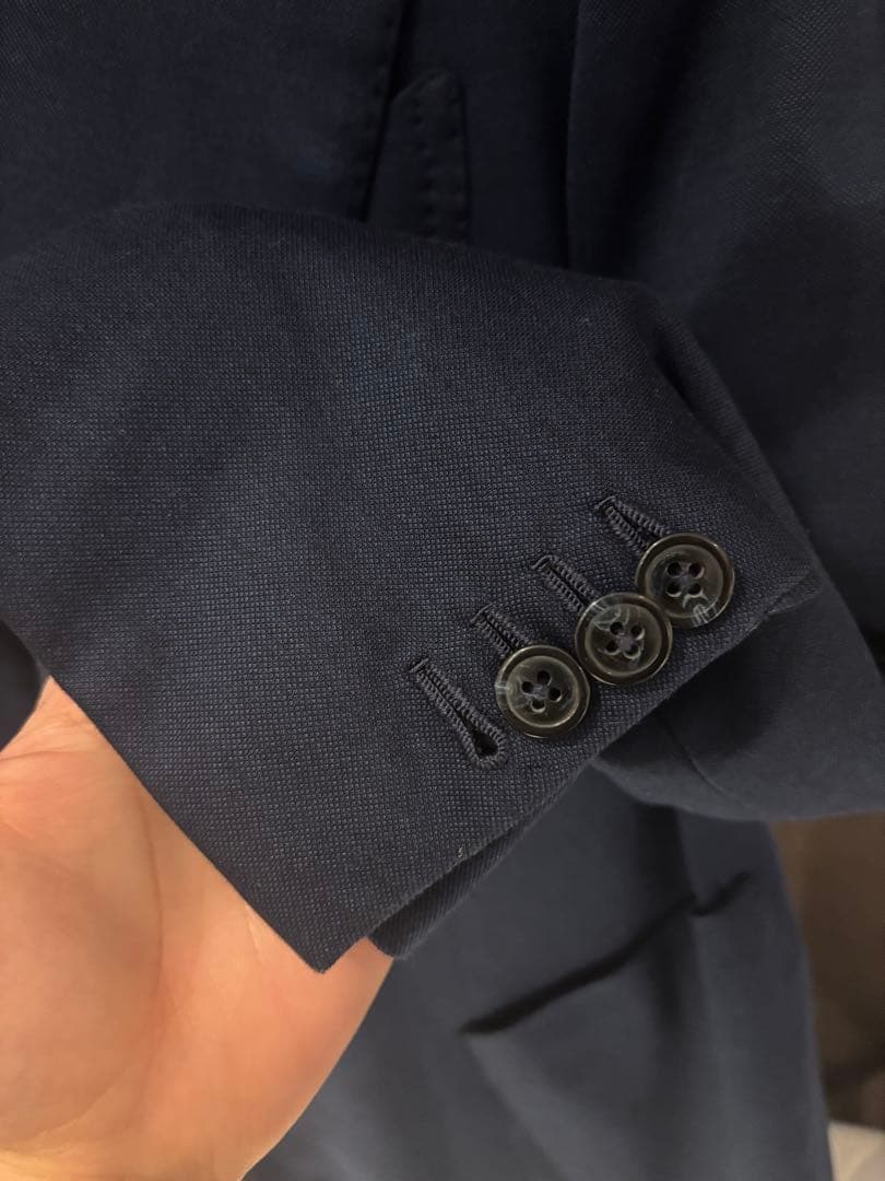 Delta　Sciamat ネイビー　3ピース　スーツ