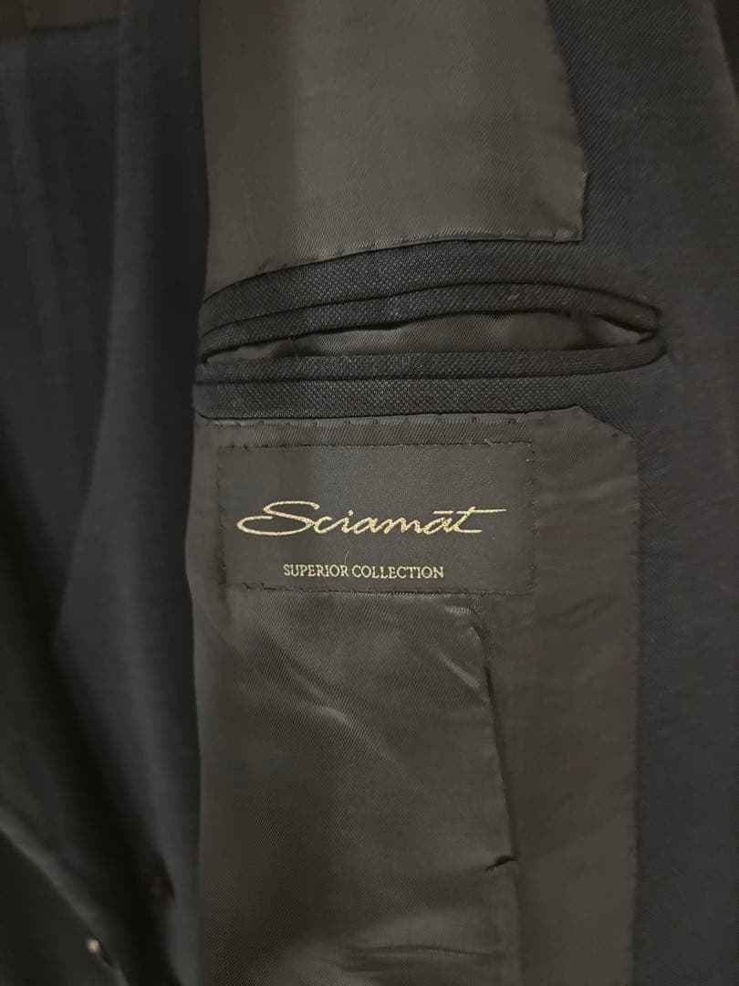 Delta　Sciamat ネイビー　3ピース　スーツ