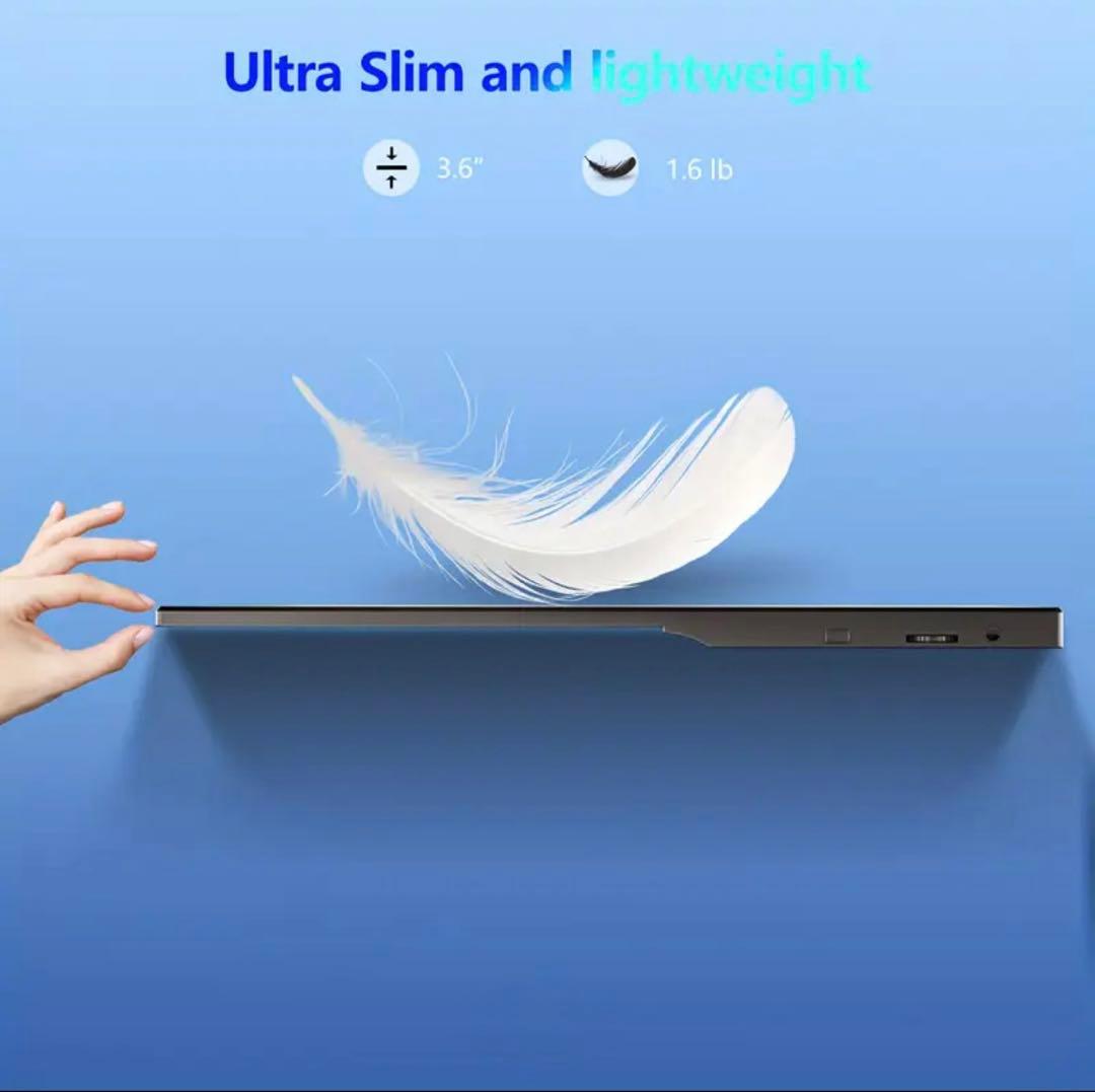 WUAWEモバイルモニター15.6インチ フルHD ポータブルモニター