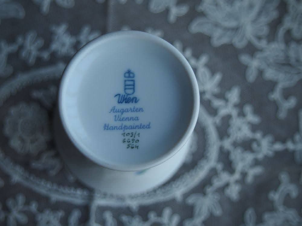 Augarten アウガルテン　忘れな草　勿忘草　花瓶　ベース