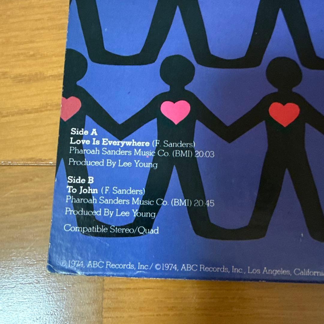 ファラオサンダース Love In Us All USオリジナル盤 レコード
