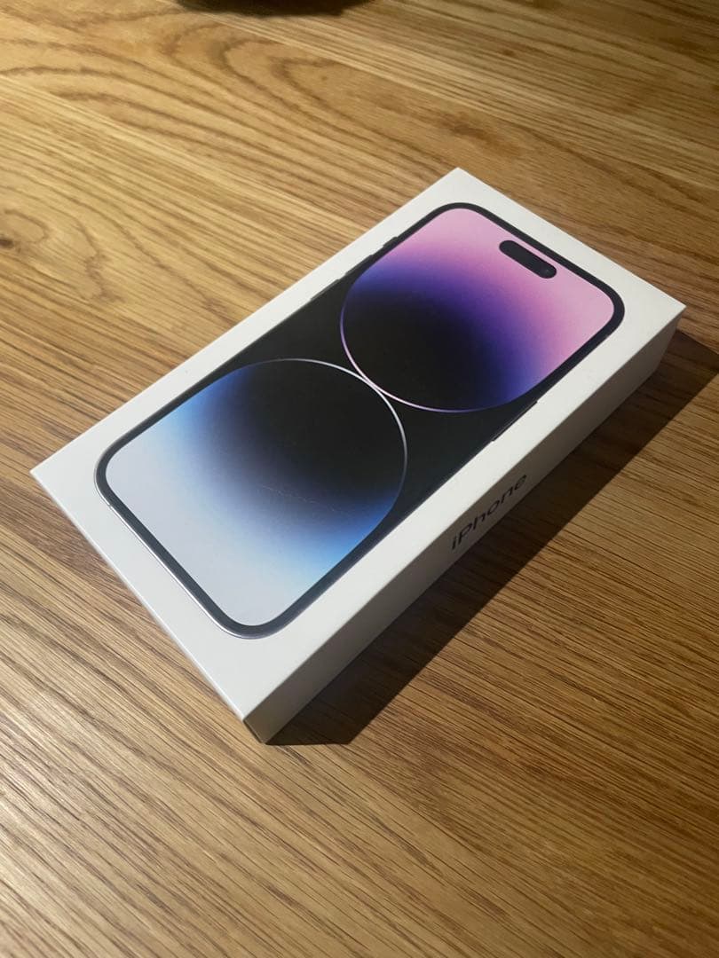 Apple iphone14pro ディープパープル 256GB ケース付