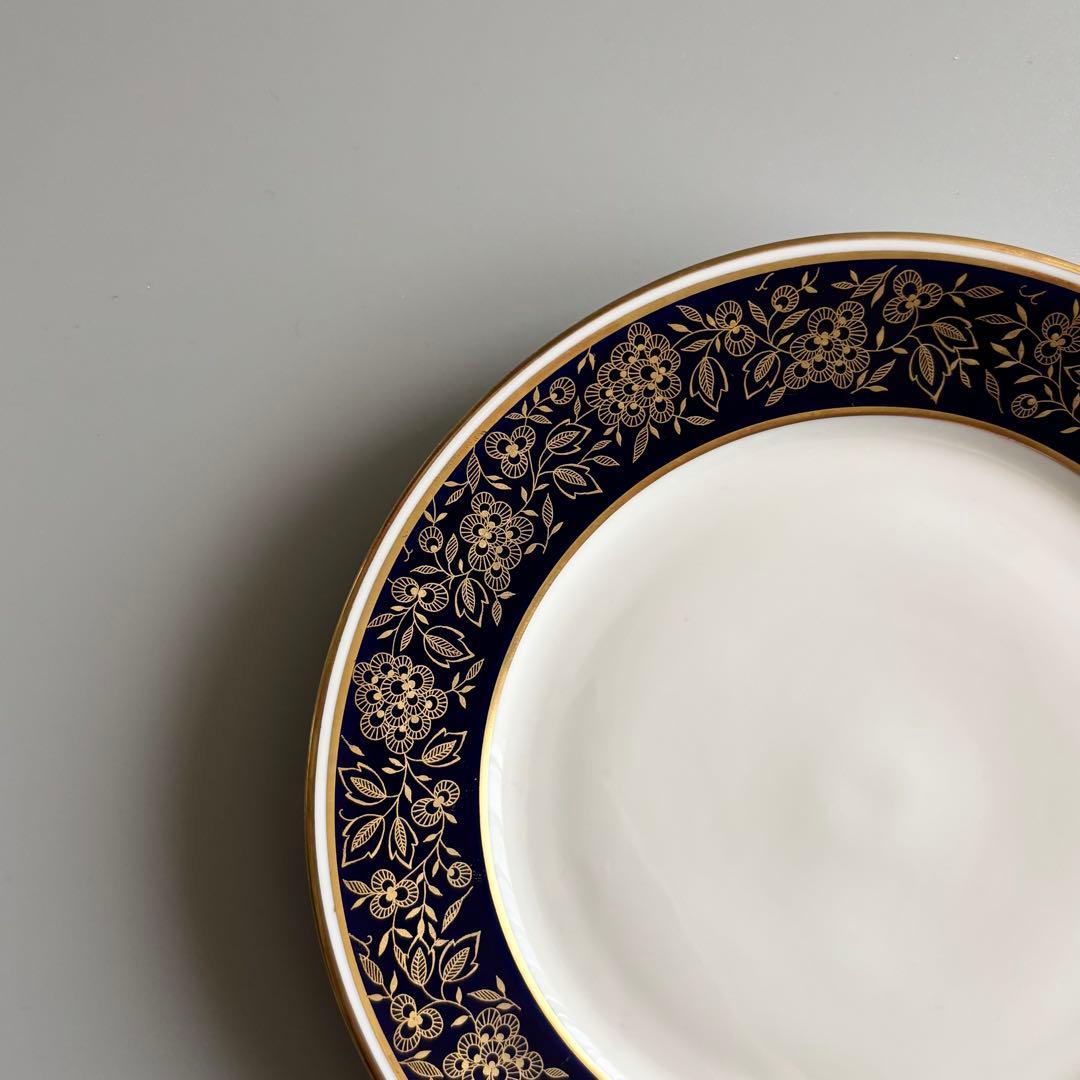 ドイツ製ヴィンテージ　Weimar　コバルトブルー　金彩花模様【稀少品・未使用】
