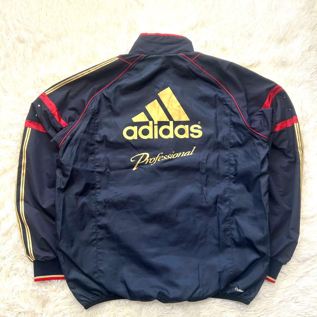 adidas professional セットアップウォーマー 裏起毛 Oサイズ