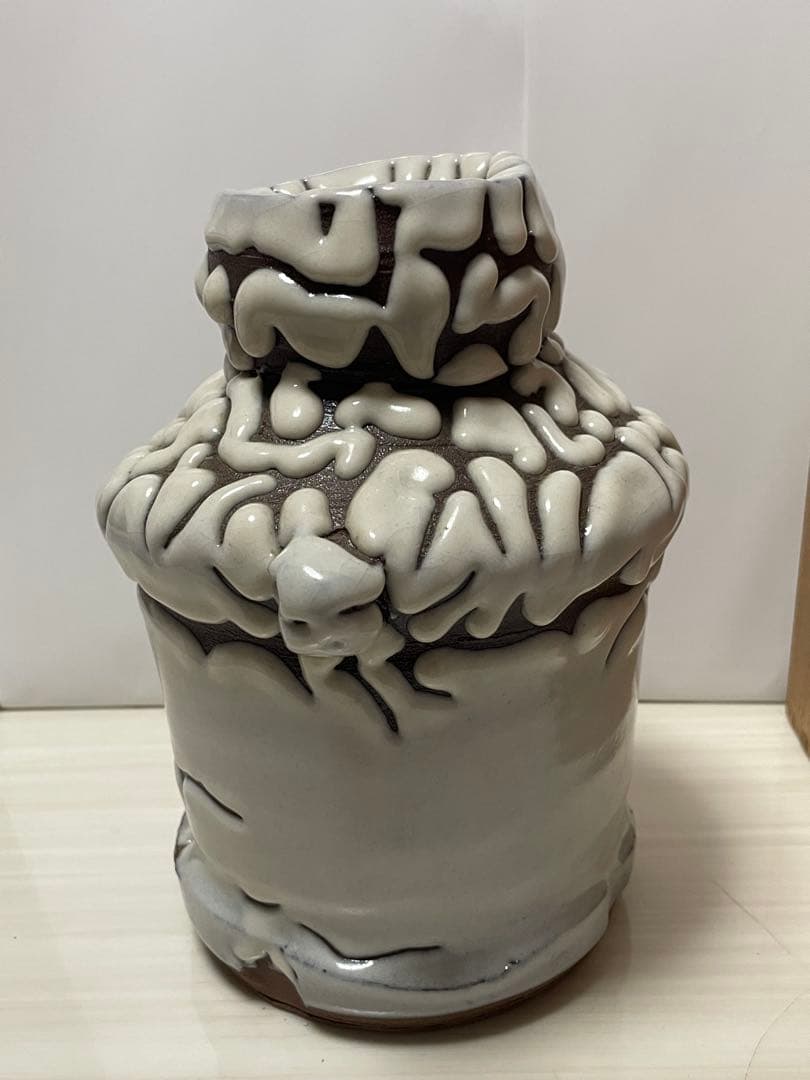 萩焼　白焼　鬼焼　椿窯　天鵬山　廣瀬淡雅　花瓶　　花器