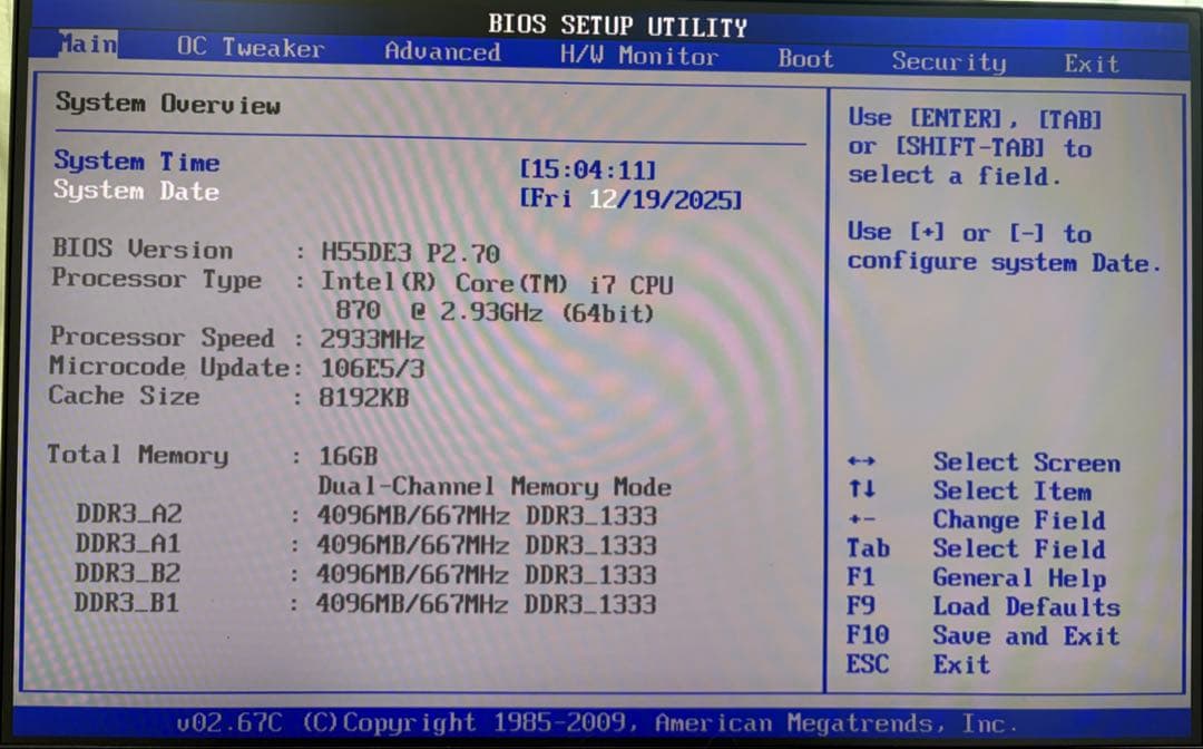 ASRock H55DE3, CPU, RAM16GB, GPU 4GB セット