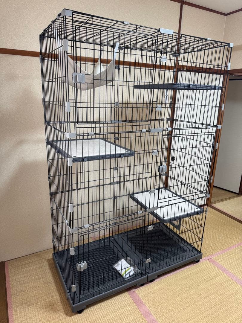 多段式金属製キャットケージ