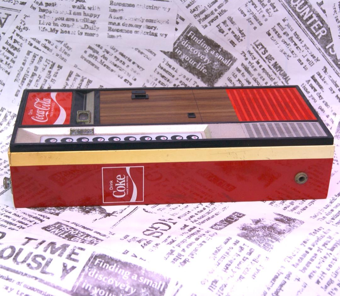 激レア 非売品コカコーラ自動販売機型ラジオ 動作品
