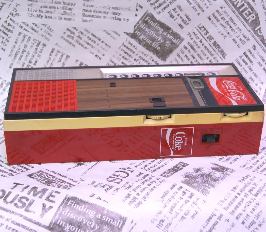激レア 非売品コカコーラ自動販売機型ラジオ 動作品