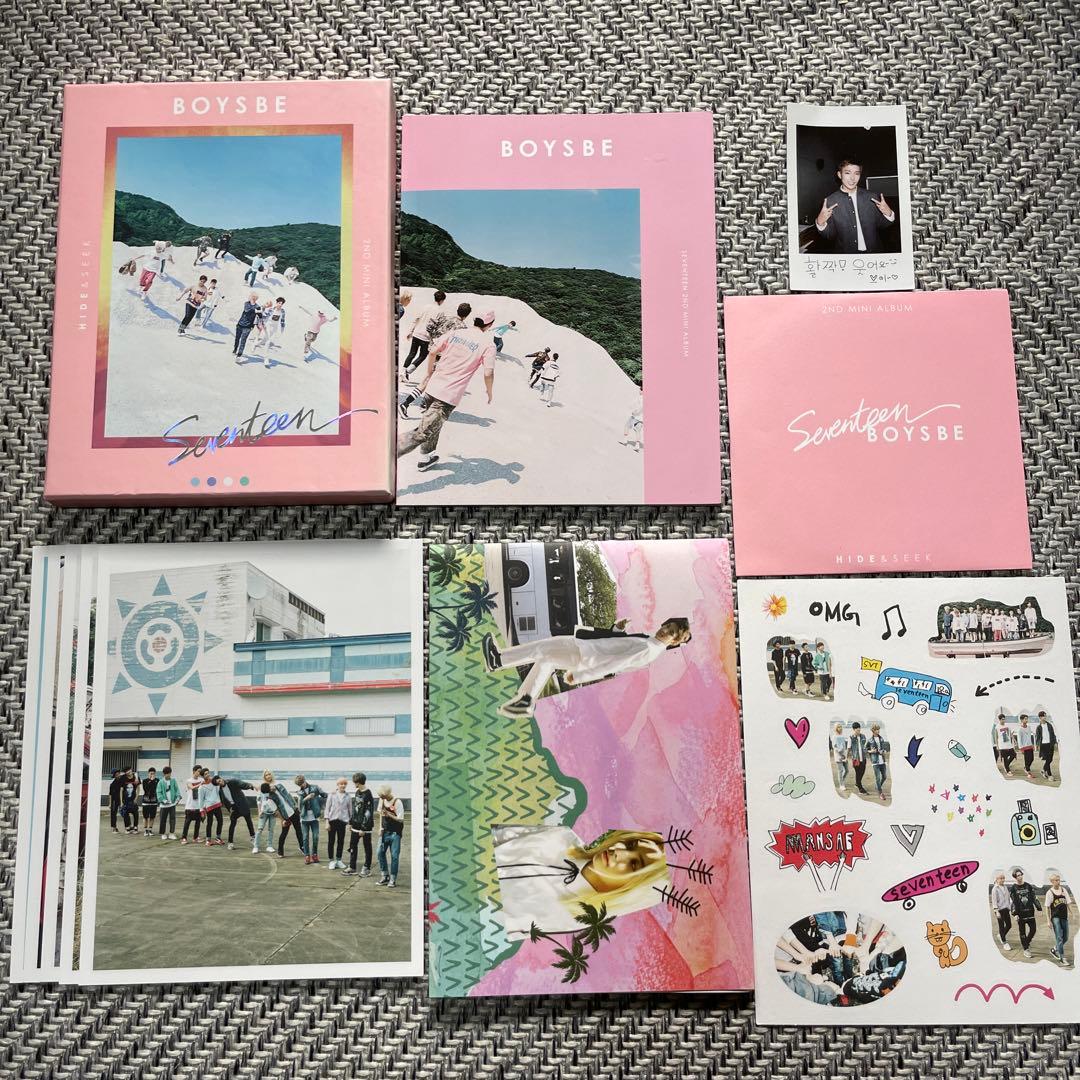 【本日発送】SEVENTEEN BOYSBE SEEK HIDE アルバム