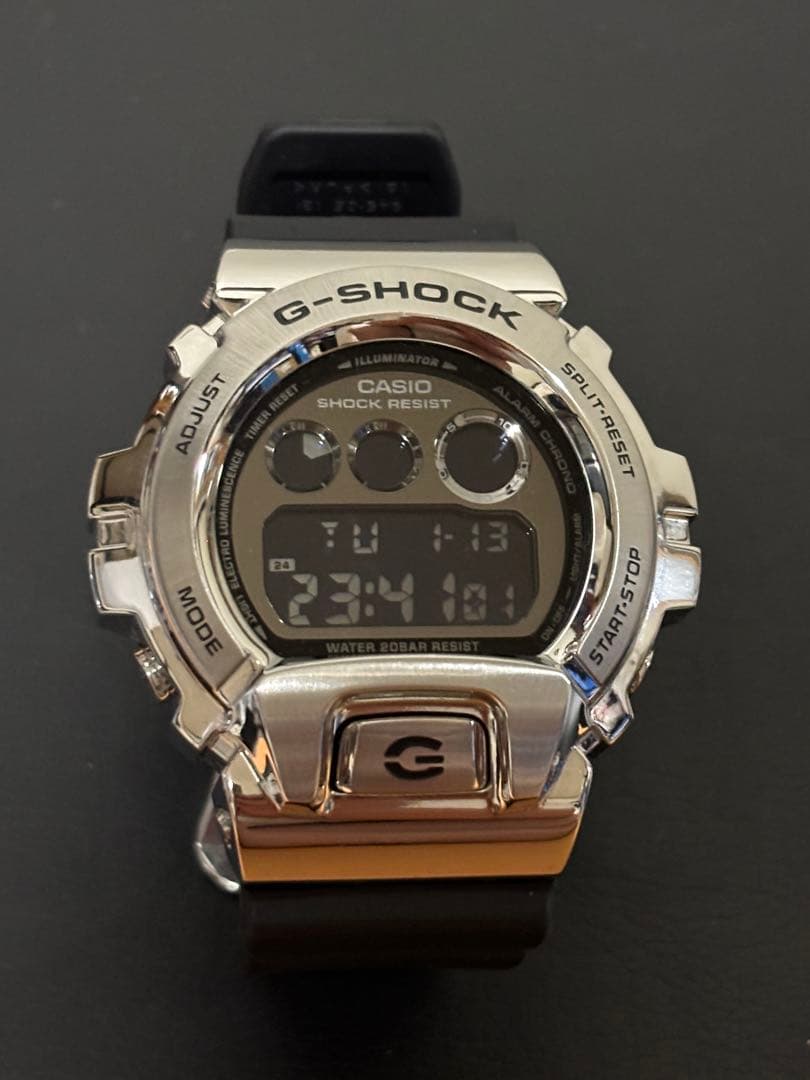 G-SHOCK デジタル腕時計 シルバー/ブラック