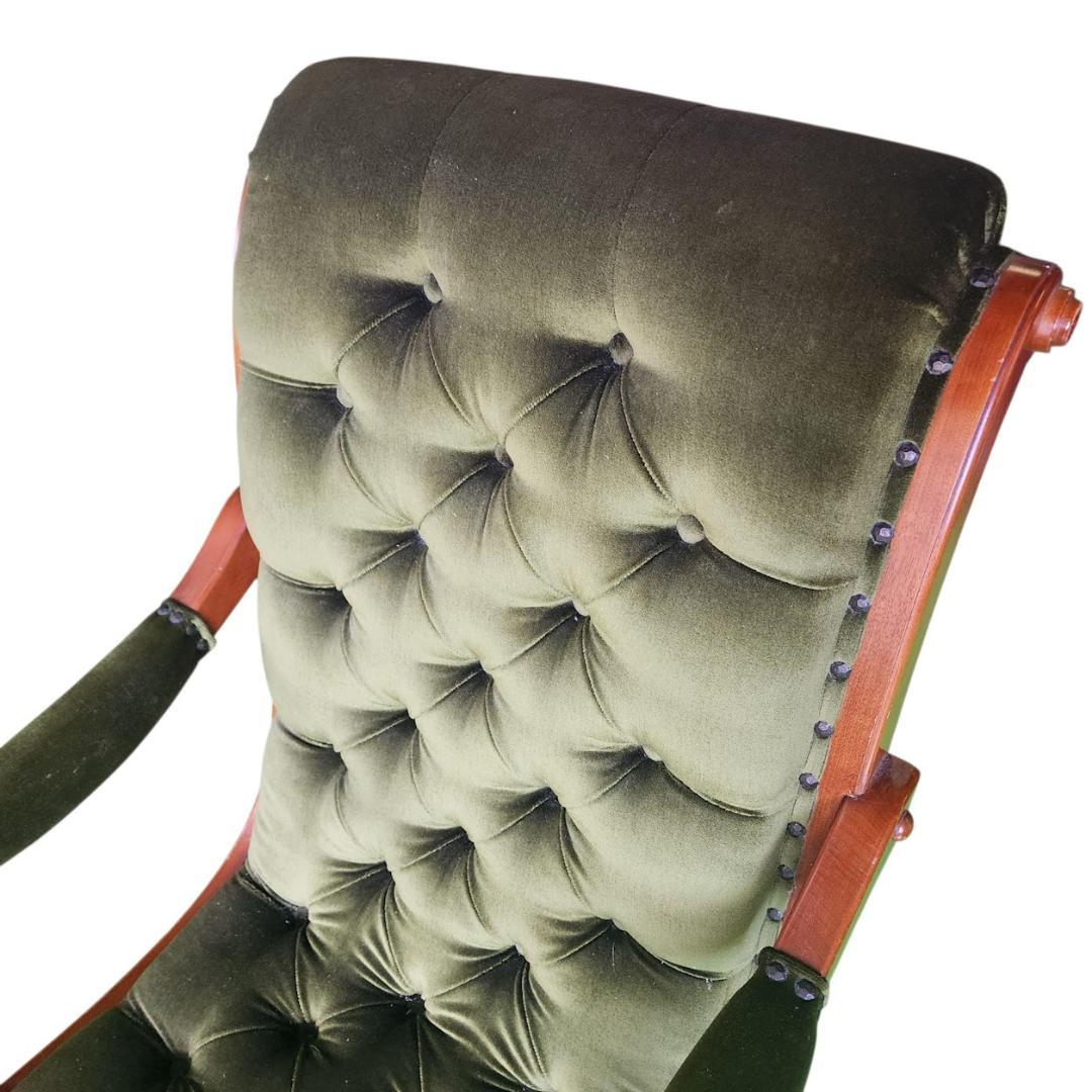 横浜ダニエル ブーツ 一人掛けソファ チェア 椅子　 樺材 英国 アンティーク