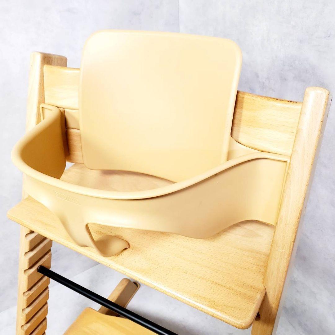 【組立品発送】ストッケ トリップトラップ ナチュラル シリアル4 ベビーセット付