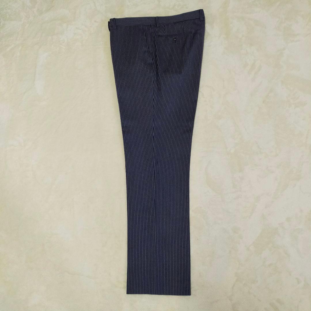 美品　大きいサイズAB8　スーツセレクト　チョークストライプ柄　ビジネススーツ