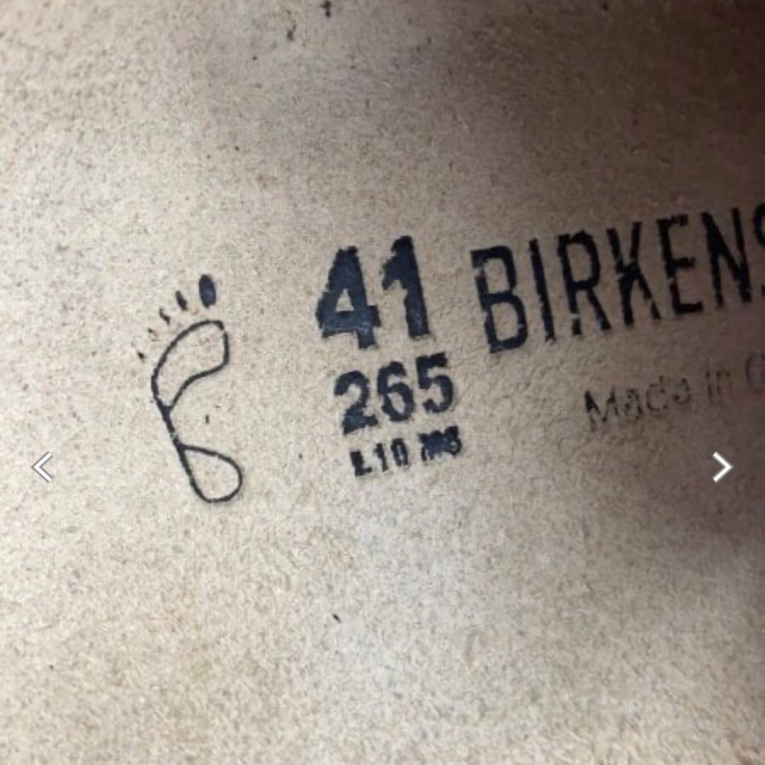 9184 BIRKENSTOCK ボストン レザー 赤 26.5cm