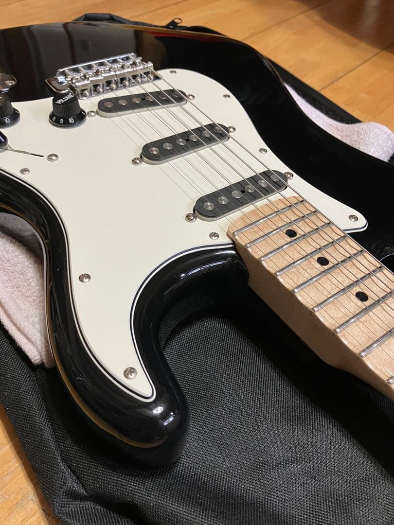 美品 SCHECTER PS-ST-DH-SC /BLK/M スキャロップ 限定